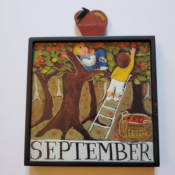 Nancy Thomas 2003 September Plaque from Children's Series - Picture 1 of 10